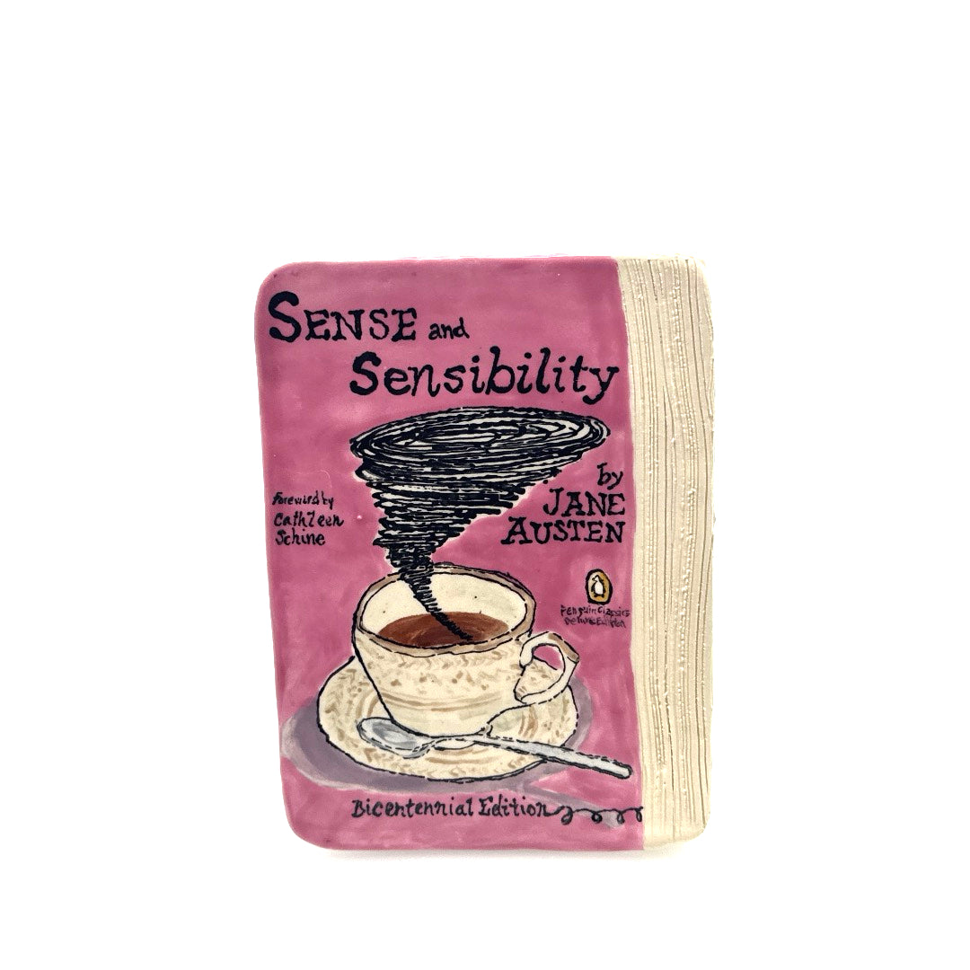 Jane Austen flat books trinket dish