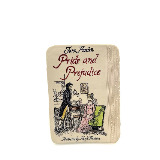 Jane Austen flat books trinket dish