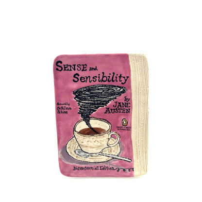 Jane Austen flat books trinket dish